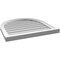 Ekena Millwork Round Top Surface Mount PVC Gable Vent w/ 2"W x 2"P Brickmould Sill Frame, 26"W x 26"H GVPRT26X2603SN - alternate 2